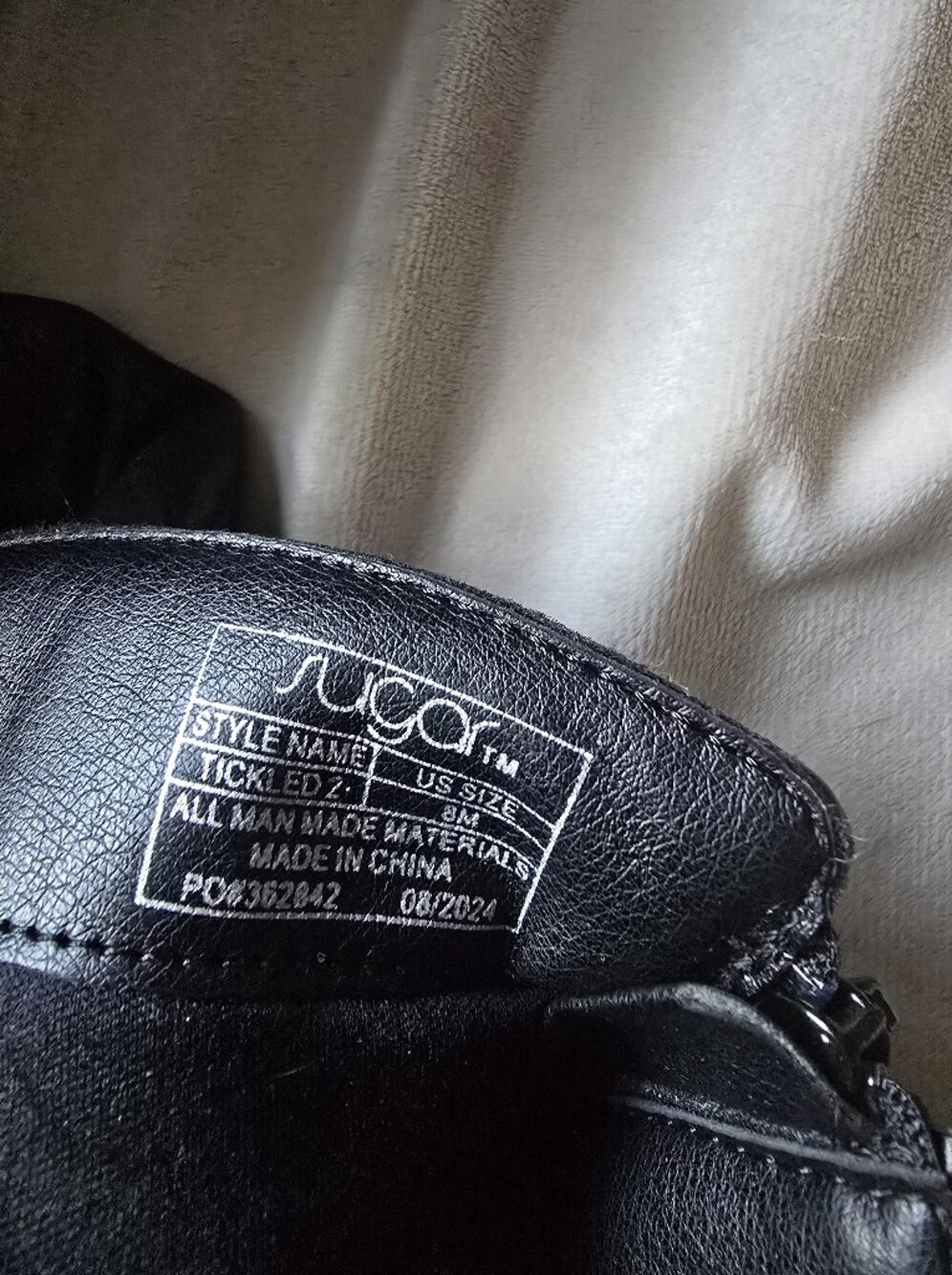 Sugar Black Biker boots - Picture 5 of 5